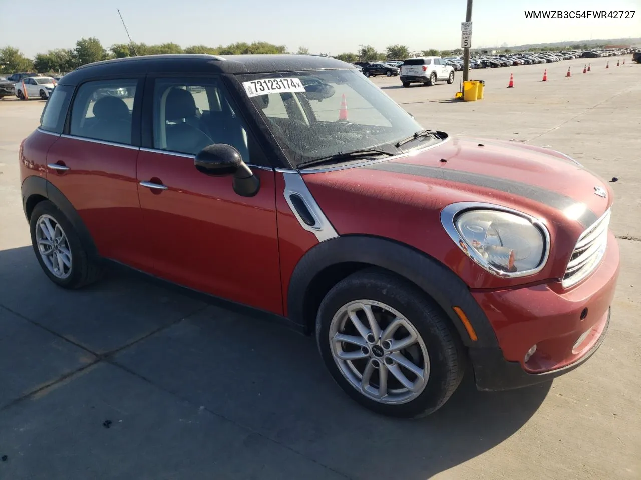 2015 Mini Cooper Countryman VIN: WMWZB3C54FWR42727 Lot: 73123174