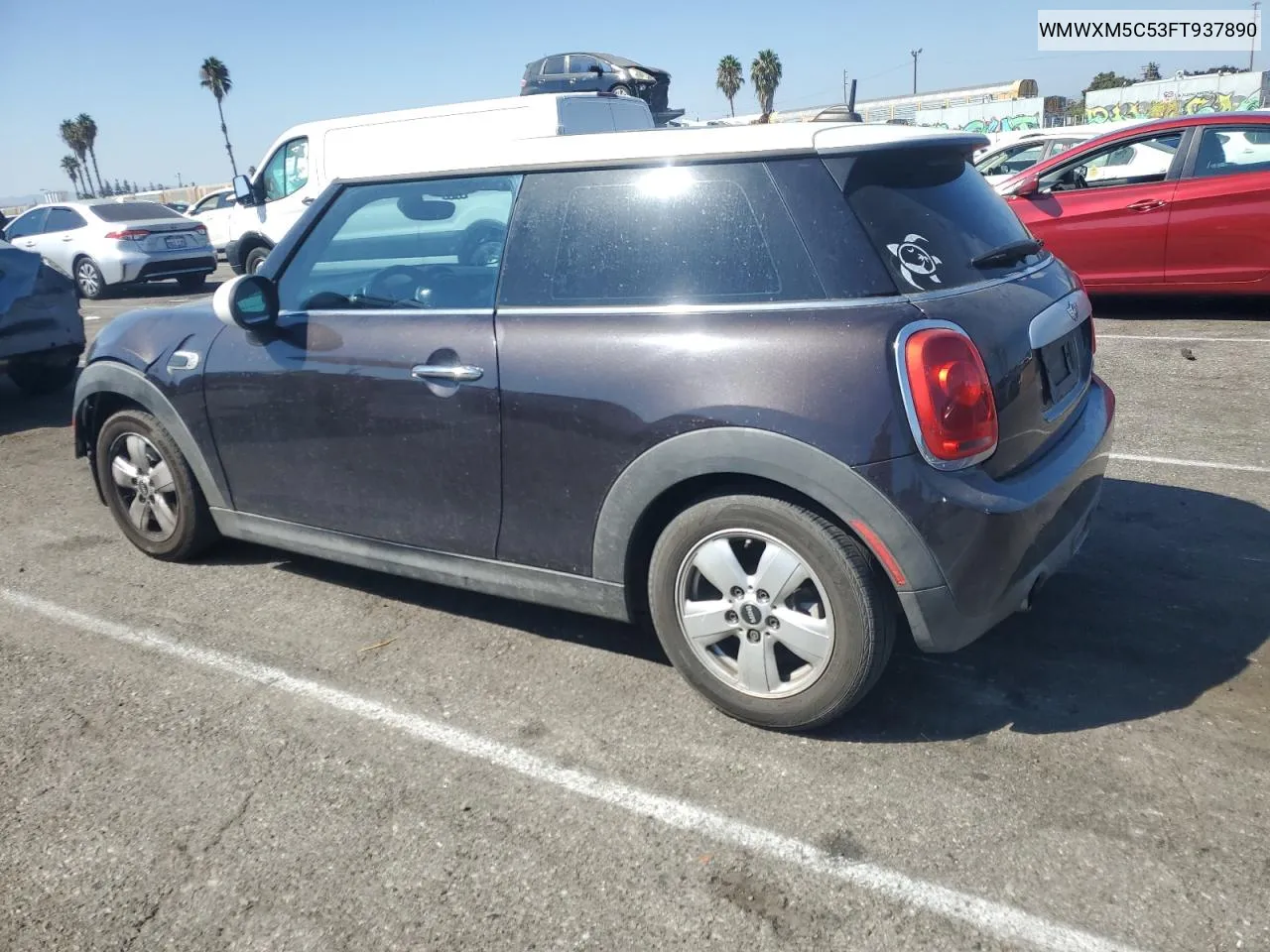 2015 Mini Cooper VIN: WMWXM5C53FT937890 Lot: 73529354