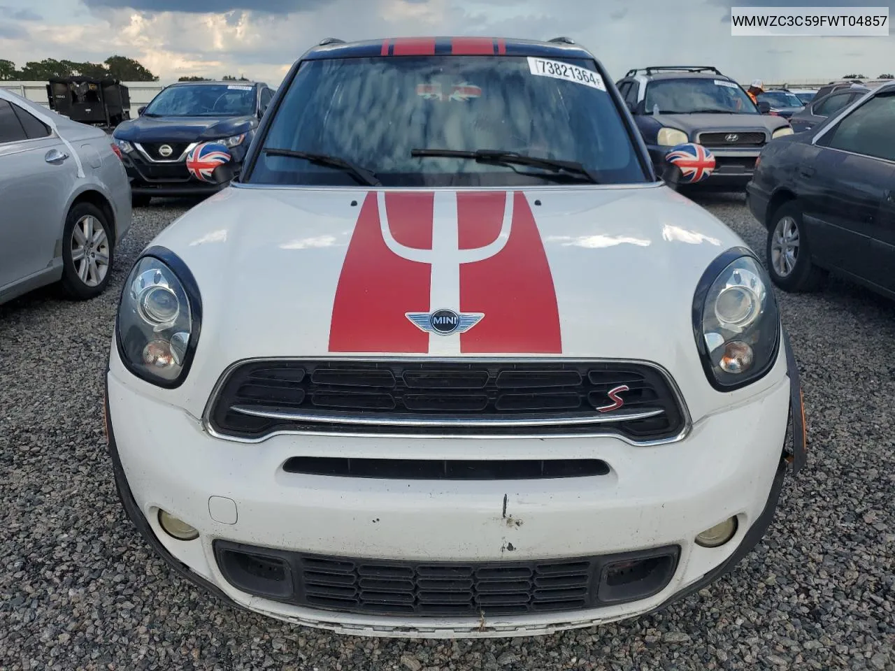 2015 Mini Cooper S Countryman VIN: WMWZC3C59FWT04857 Lot: 73821364