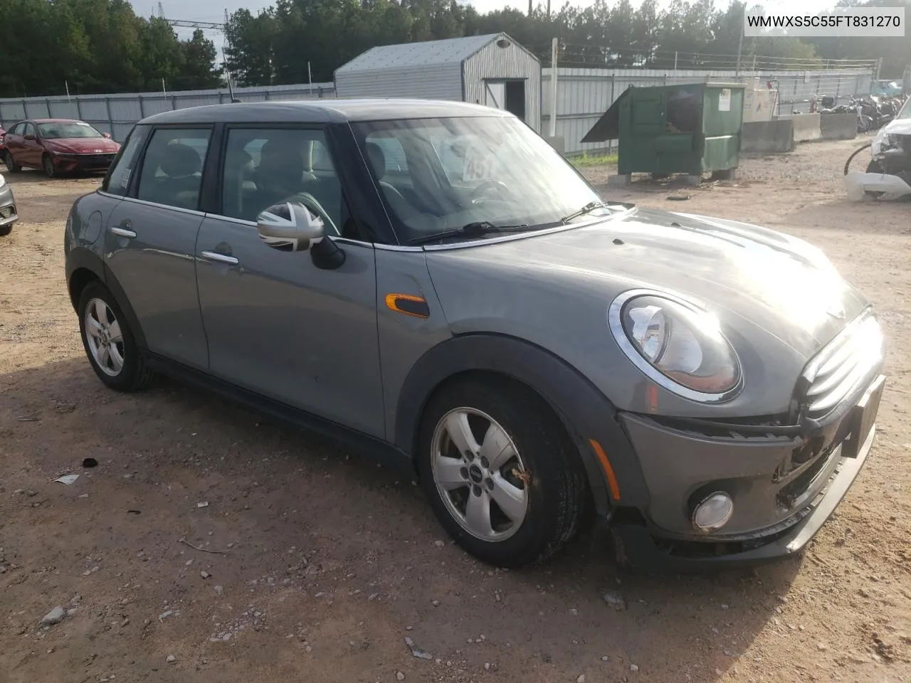 2015 Mini Cooper VIN: WMWXS5C55FT831270 Lot: 74258484