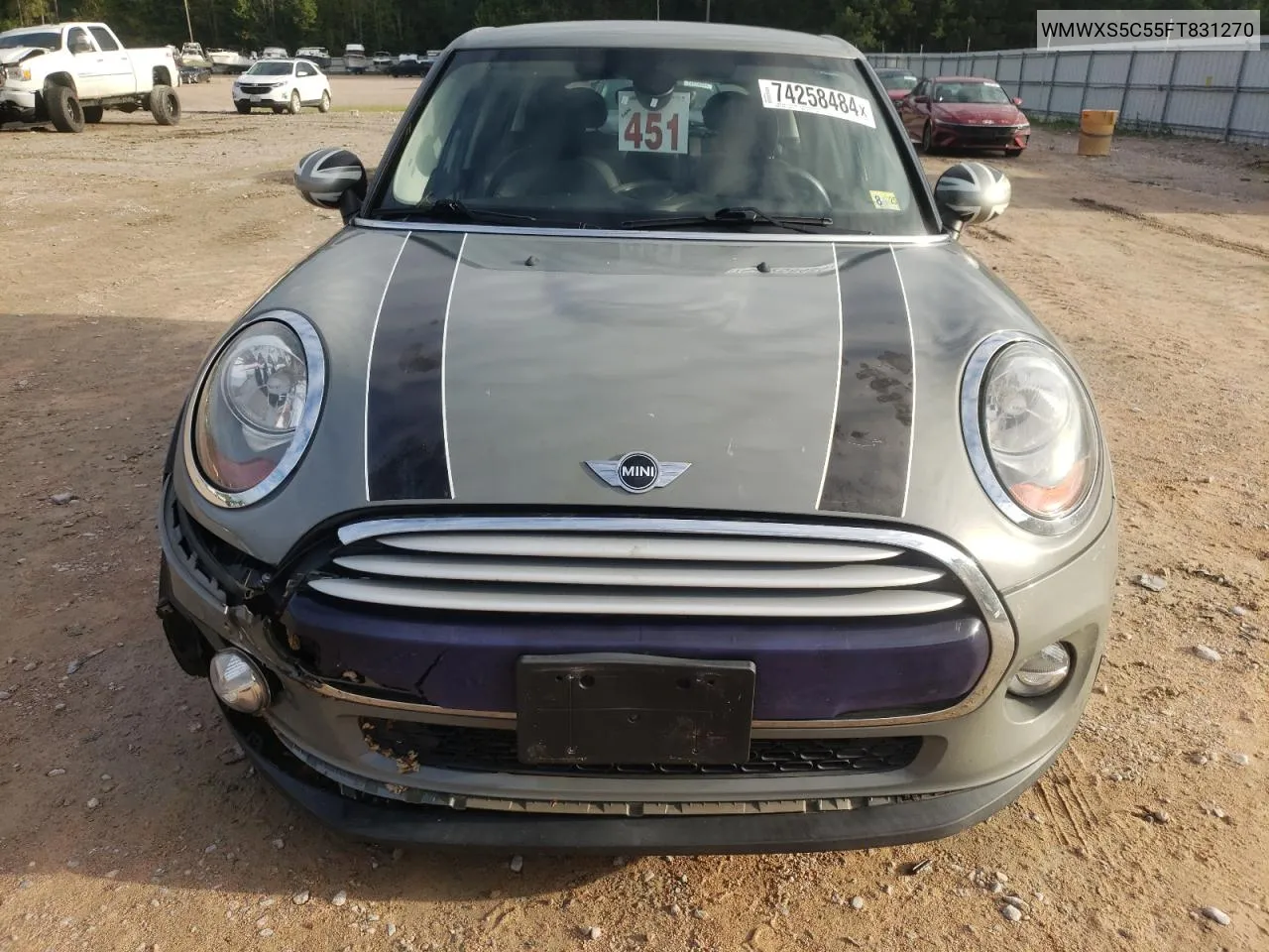 2015 Mini Cooper VIN: WMWXS5C55FT831270 Lot: 74258484