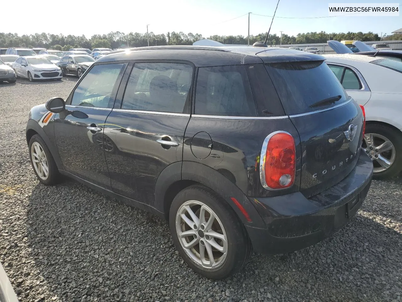 2015 Mini Cooper Countryman VIN: WMWZB3C56FWR45984 Lot: 74371654