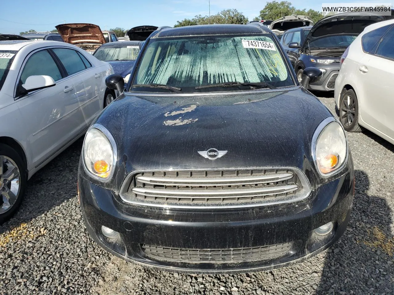 2015 Mini Cooper Countryman VIN: WMWZB3C56FWR45984 Lot: 74371654