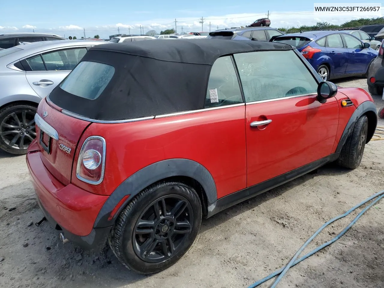 2015 Mini Cooper VIN: WMWZN3C53FT266957 Lot: 74564094