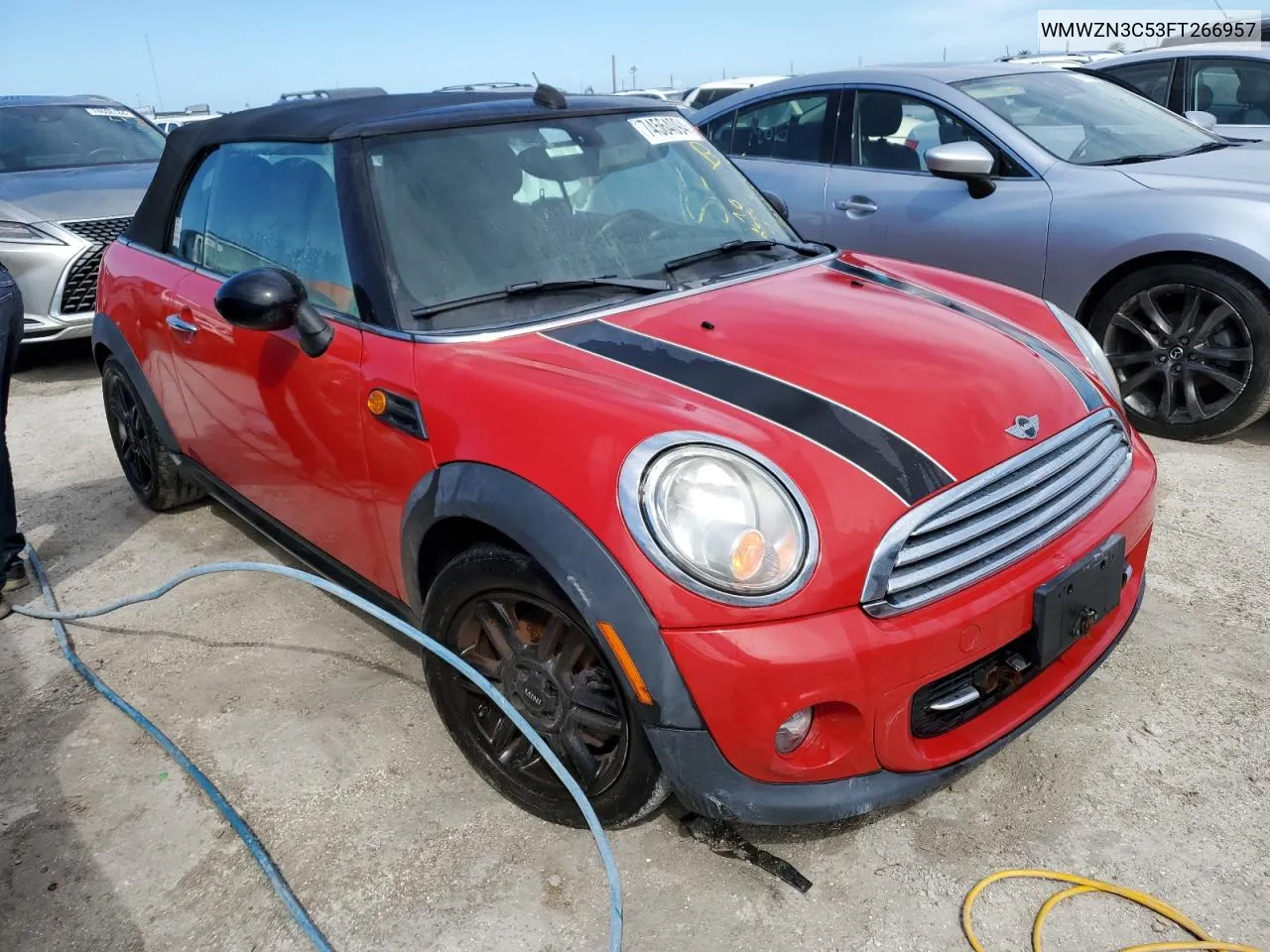 2015 Mini Cooper VIN: WMWZN3C53FT266957 Lot: 74564094