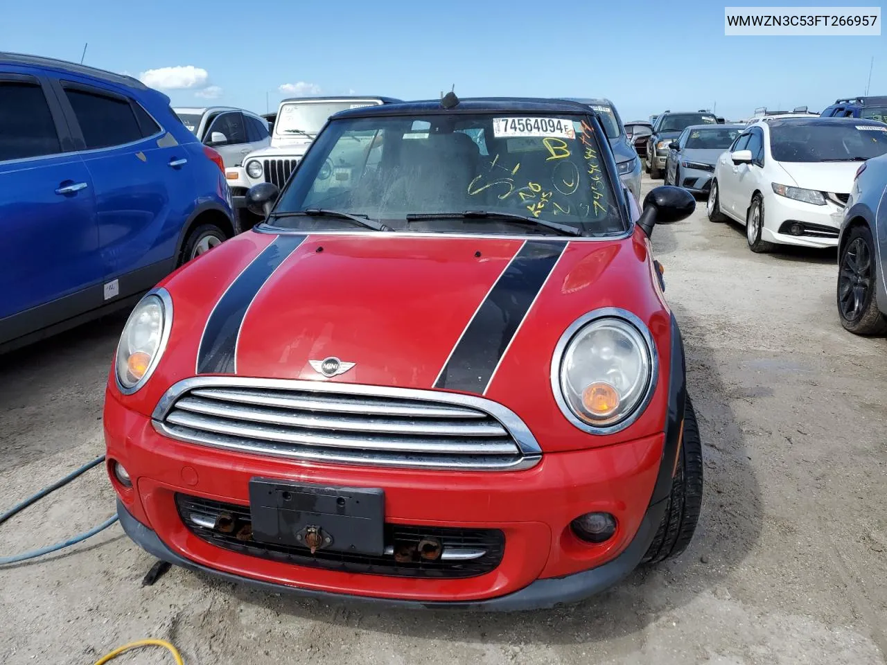 2015 Mini Cooper VIN: WMWZN3C53FT266957 Lot: 74564094