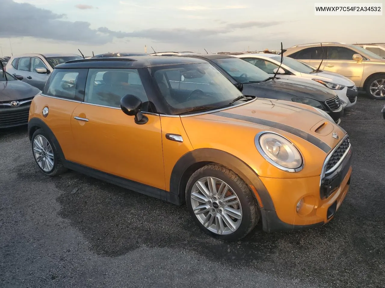 2015 Mini Cooper S VIN: WMWXP7C54F2A34532 Lot: 74680454