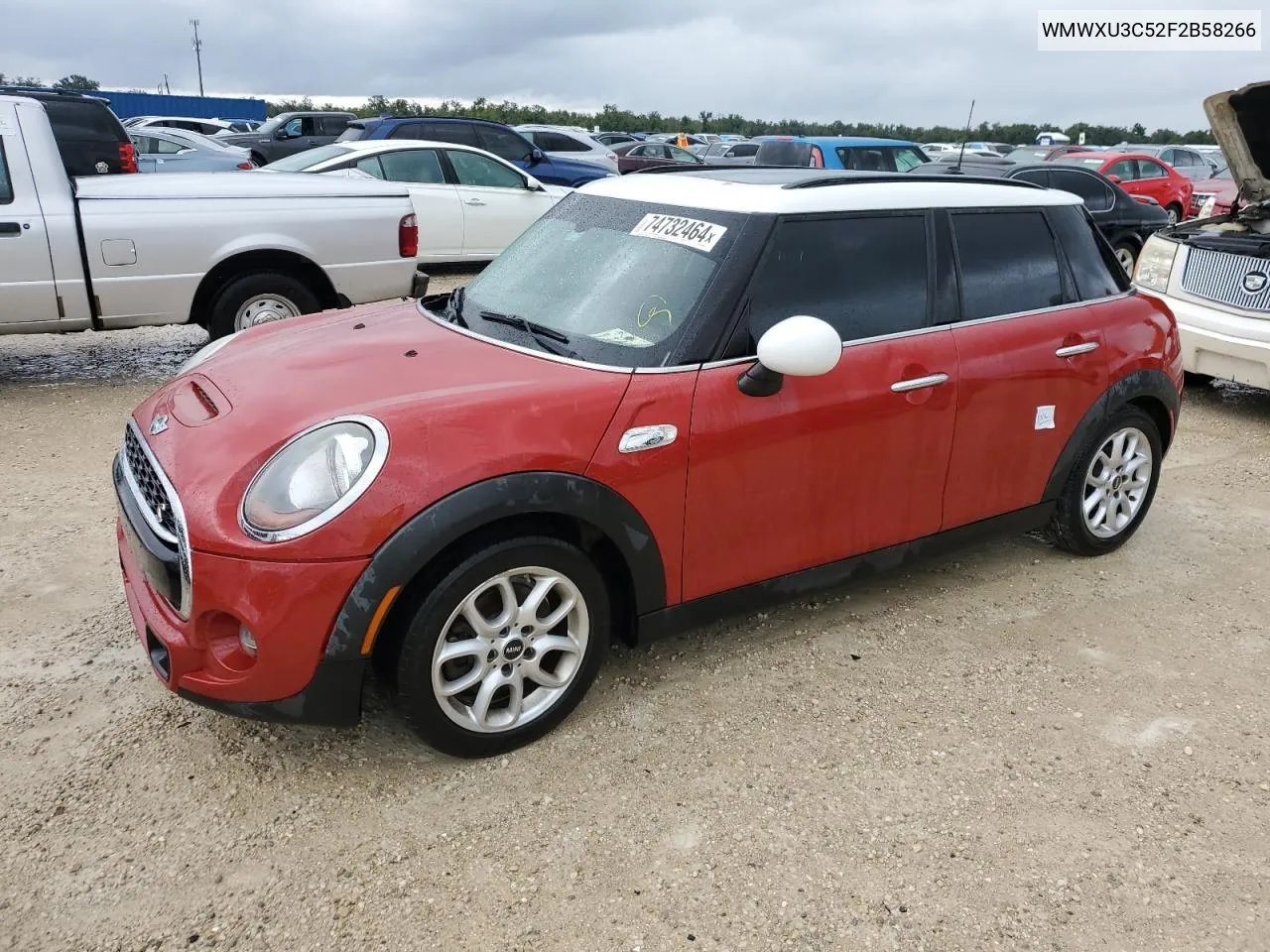 2015 Mini Cooper S VIN: WMWXU3C52F2B58266 Lot: 74732464