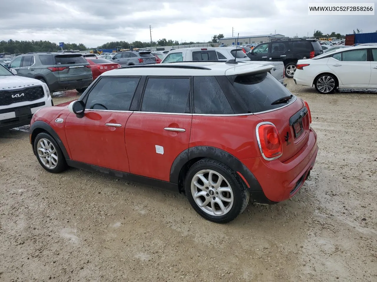 2015 Mini Cooper S VIN: WMWXU3C52F2B58266 Lot: 74732464