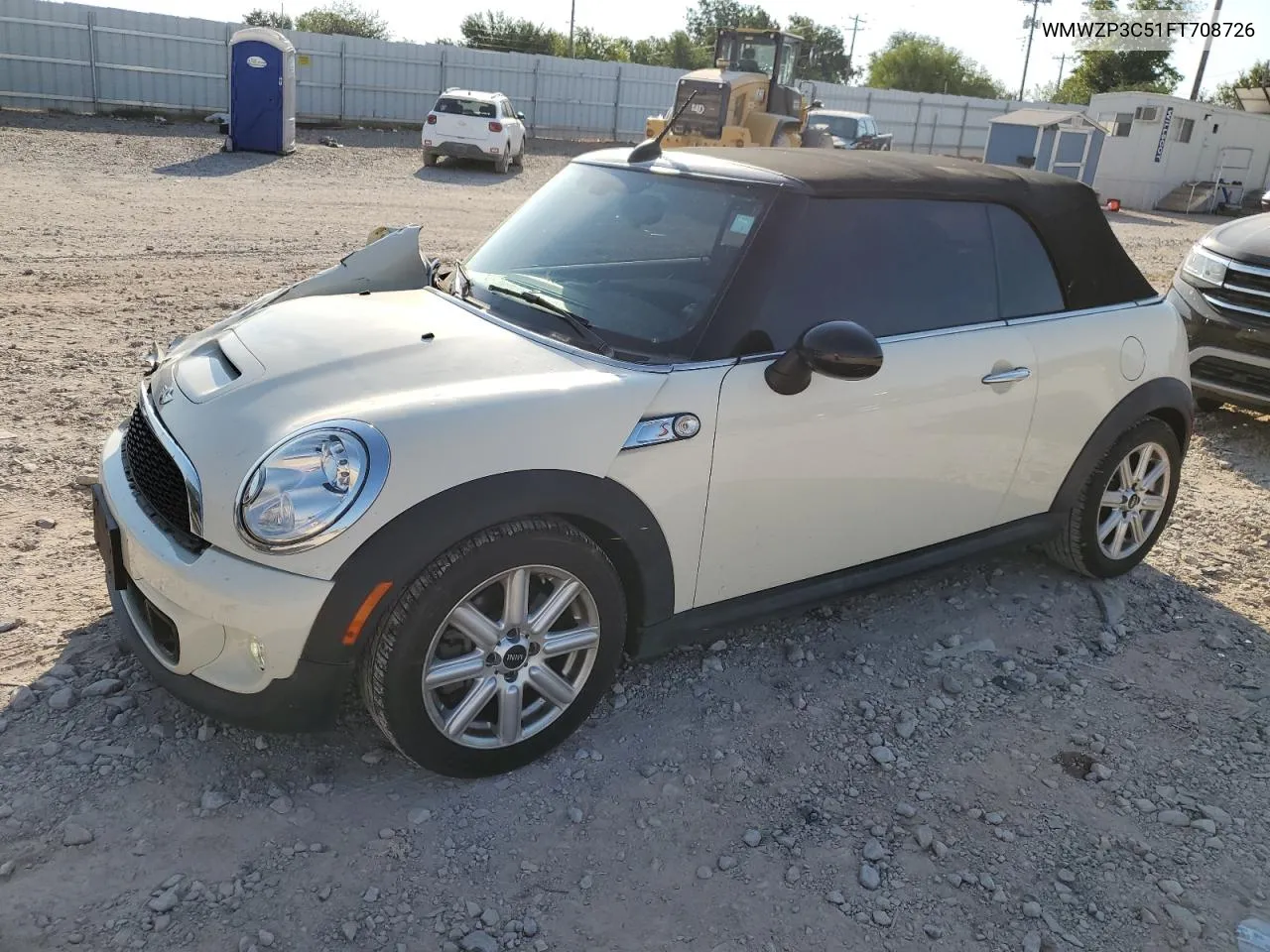 2015 Mini Cooper S VIN: WMWZP3C51FT708726 Lot: 74820204