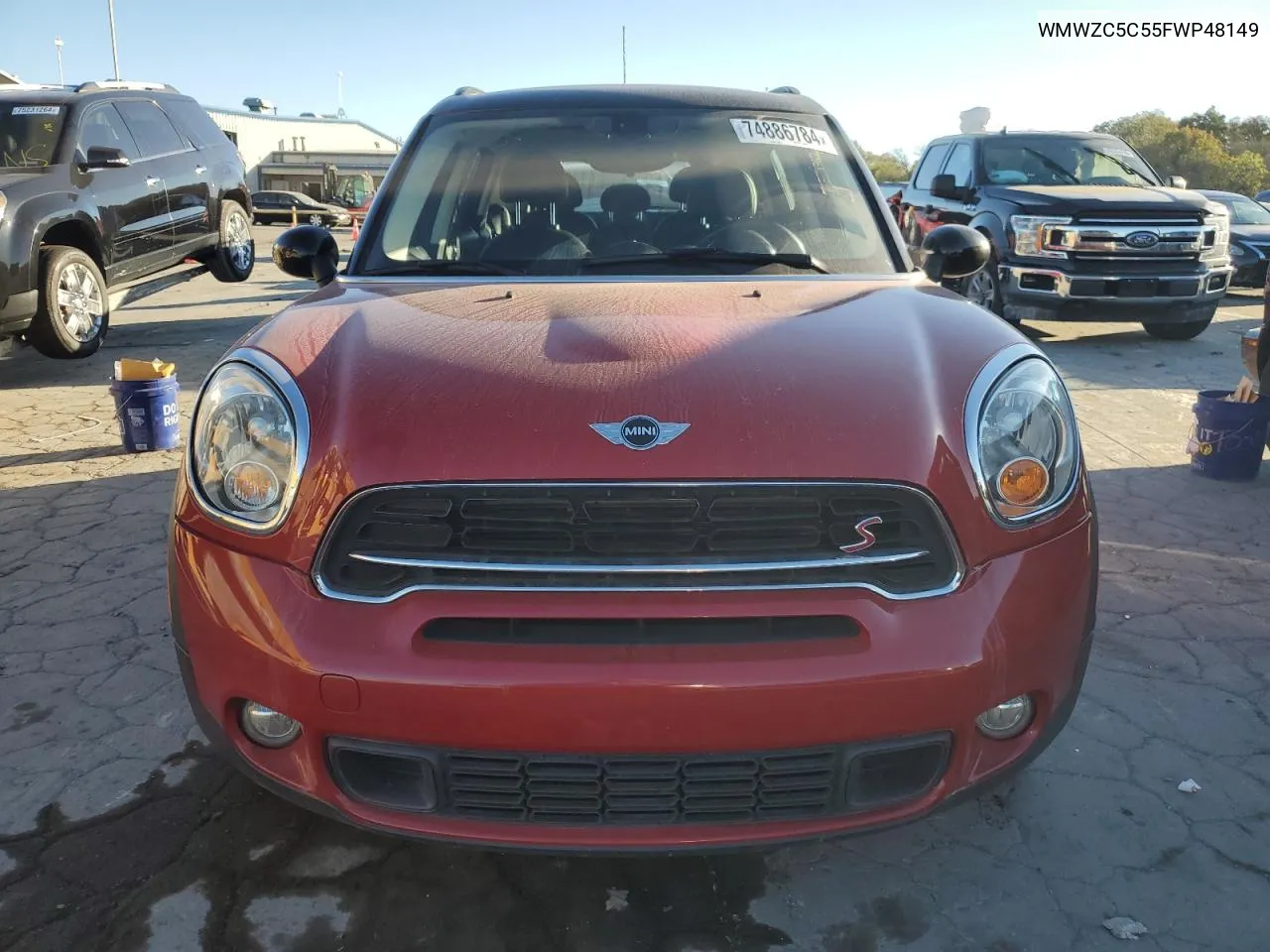 2015 Mini Cooper S Countryman VIN: WMWZC5C55FWP48149 Lot: 74886784