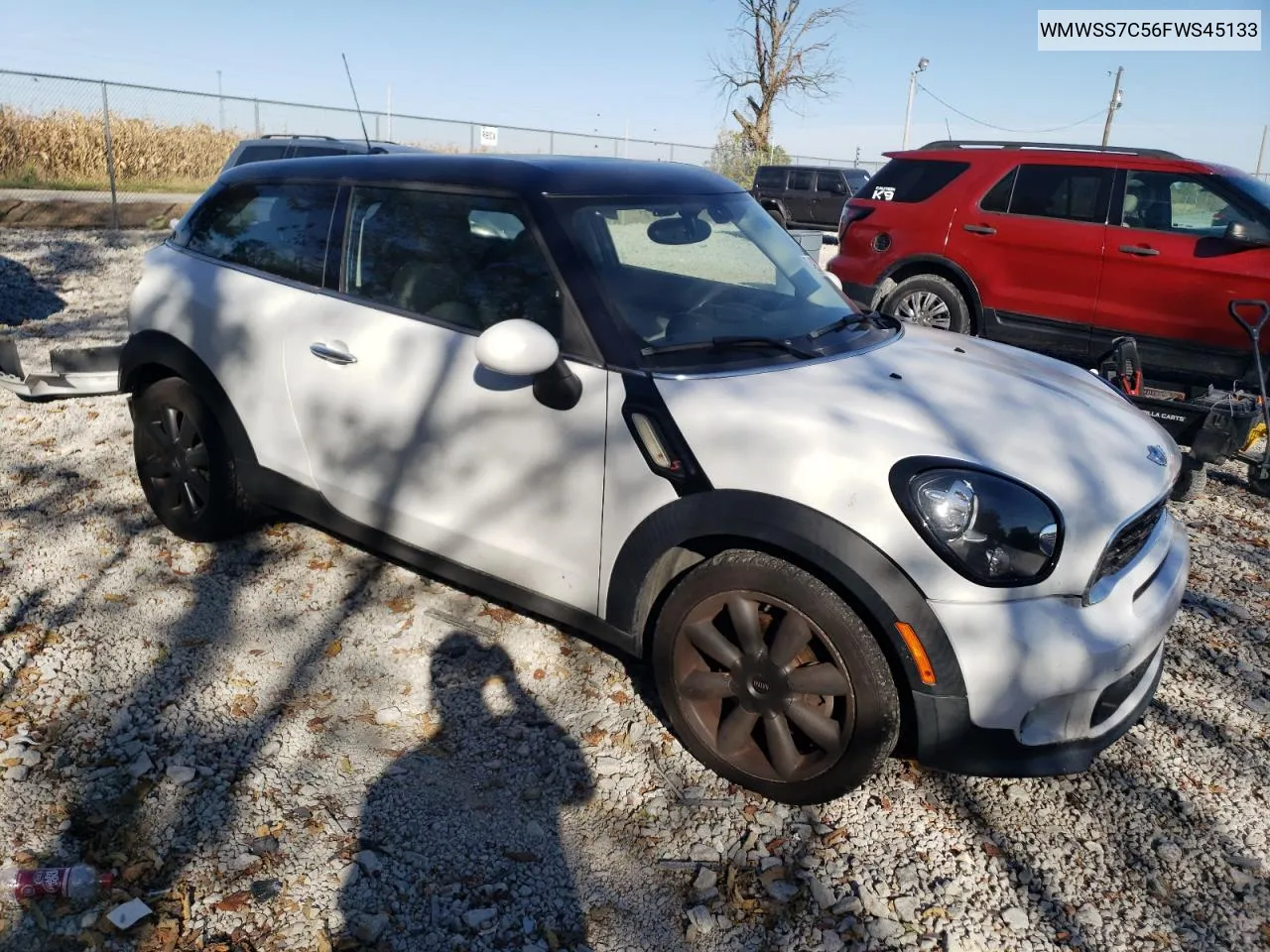 2015 Mini Cooper S Paceman VIN: WMWSS7C56FWS45133 Lot: 74907084