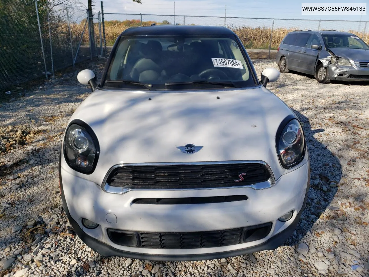 2015 Mini Cooper S Paceman VIN: WMWSS7C56FWS45133 Lot: 74907084