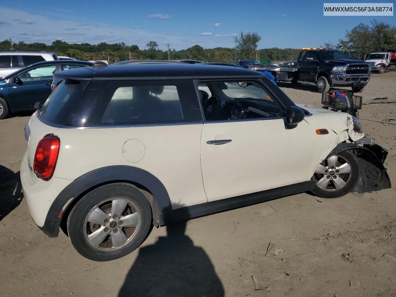 2015 Mini Cooper VIN: WMWXM5C56F3A58774 Lot: 75105604