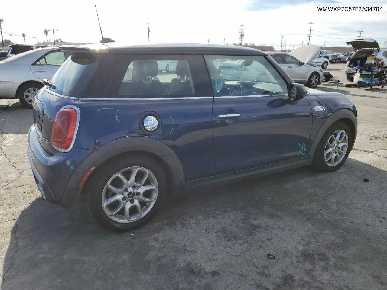 2015 Mini Cooper S VIN: WMWXP7C57F2A34704 Lot: 75292304