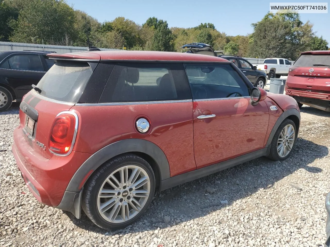 2015 Mini Cooper S VIN: WMWXP7C50FT741036 Lot: 75438664