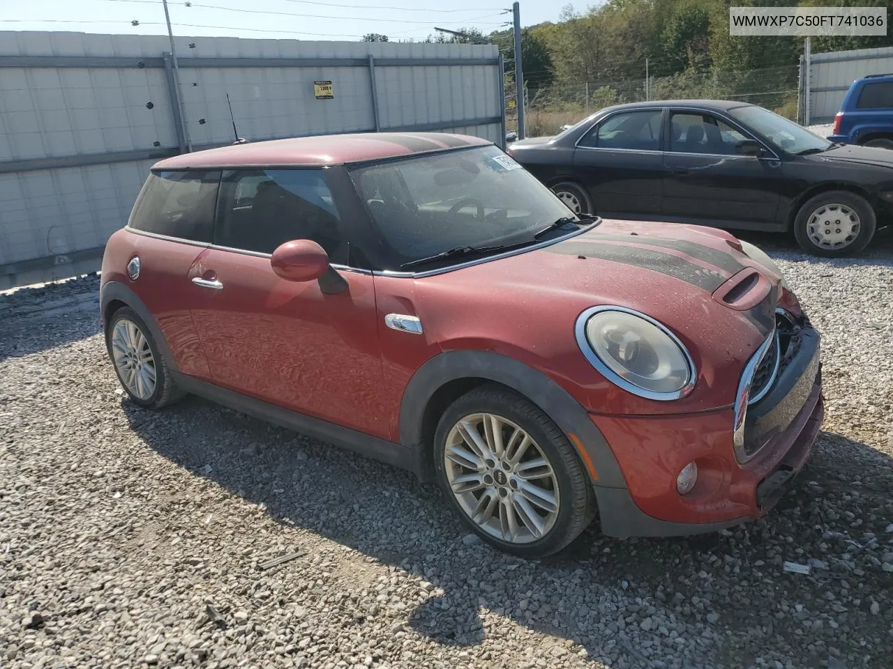 2015 Mini Cooper S VIN: WMWXP7C50FT741036 Lot: 75438664