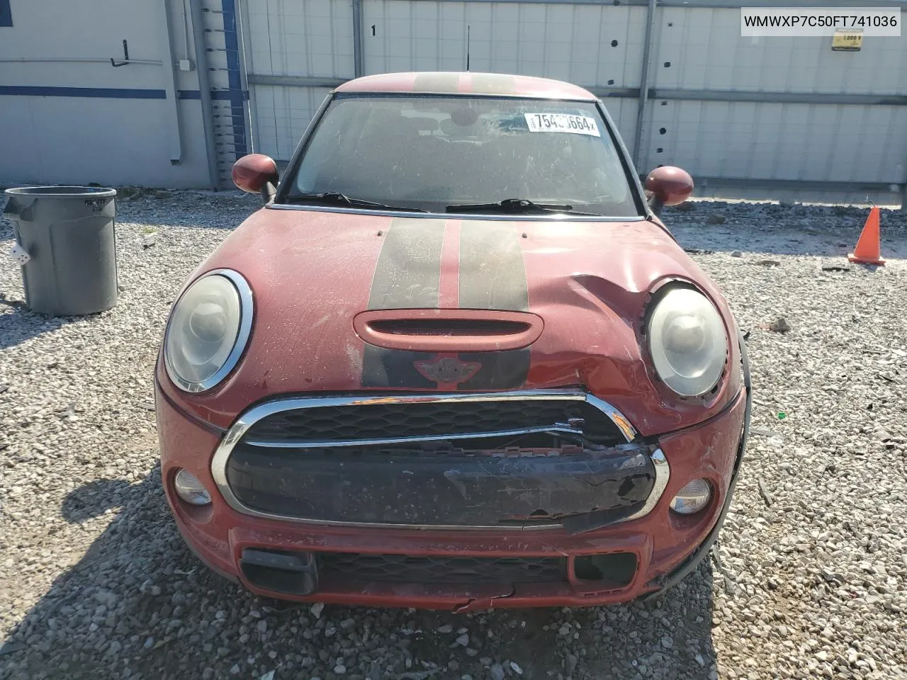 2015 Mini Cooper S VIN: WMWXP7C50FT741036 Lot: 75438664