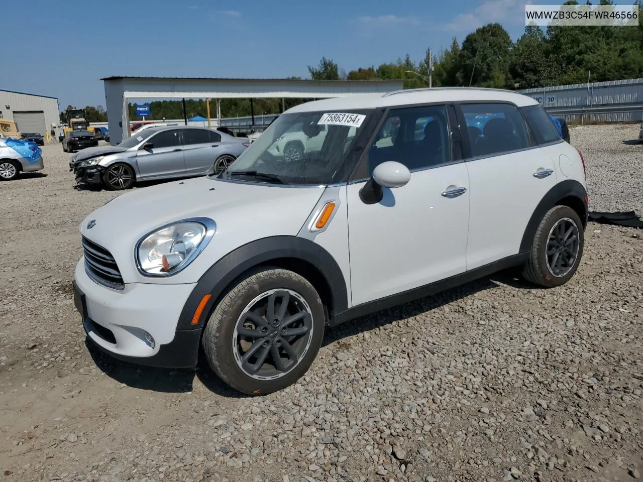 WMWZB3C54FWR46566 2015 Mini Cooper Countryman