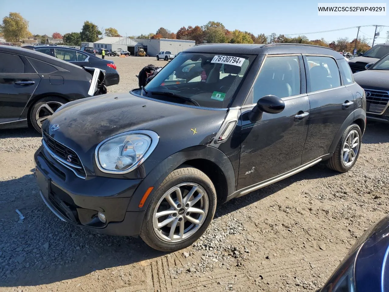 2015 Mini Cooper S Countryman VIN: WMWZC5C52FWP49291 Lot: 76130794