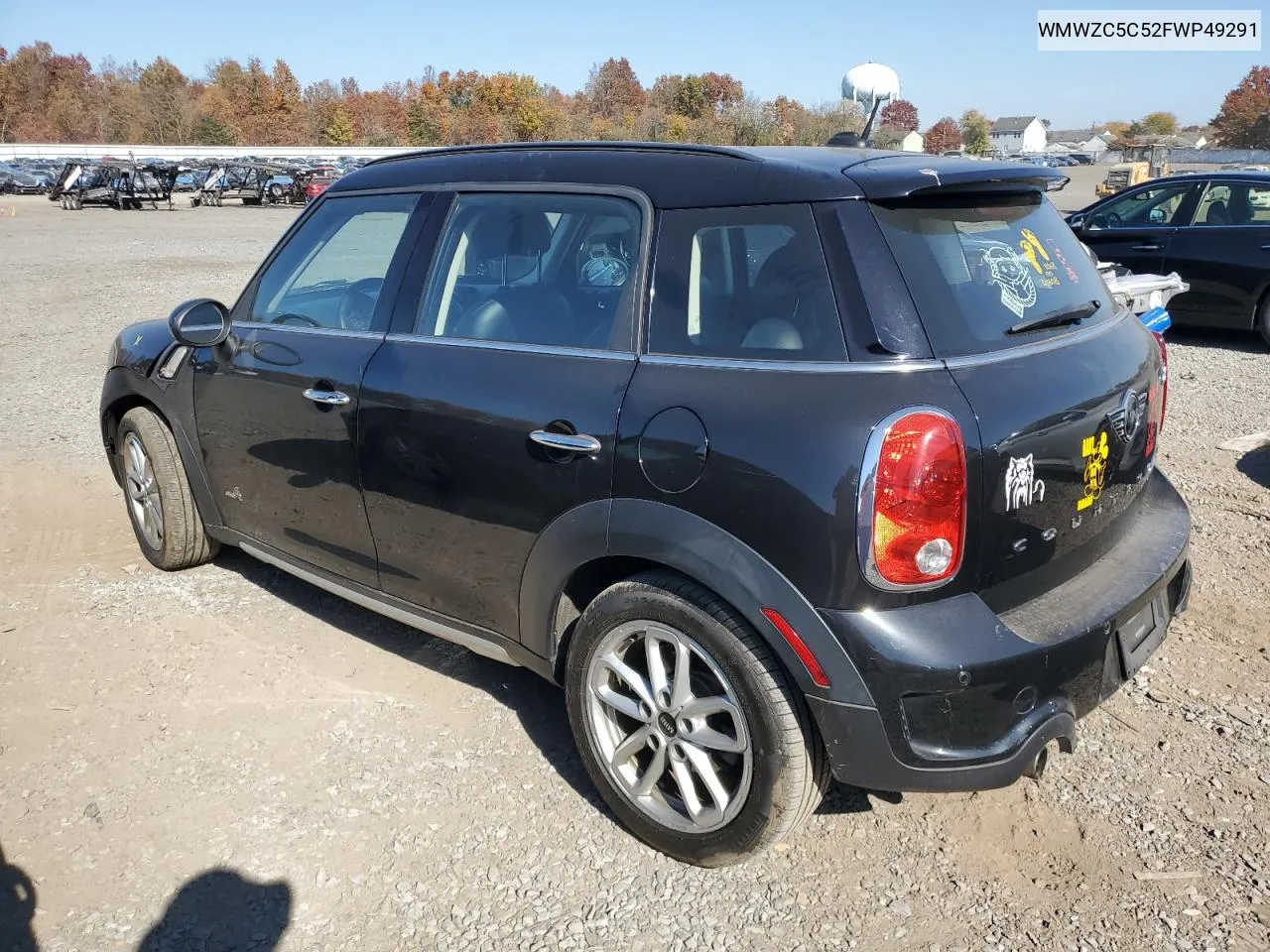 2015 Mini Cooper S Countryman VIN: WMWZC5C52FWP49291 Lot: 76130794