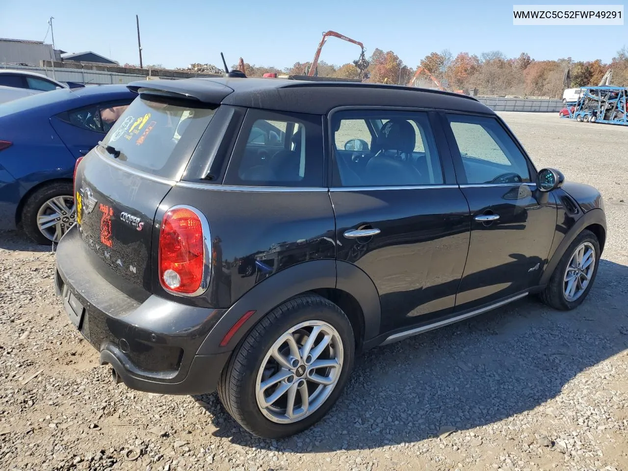 2015 Mini Cooper S Countryman VIN: WMWZC5C52FWP49291 Lot: 76130794