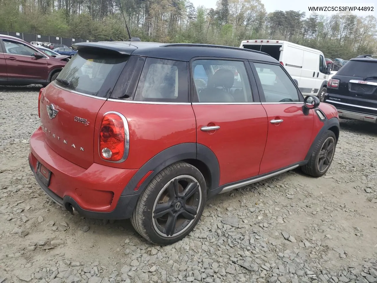 2015 Mini Cooper S Countryman VIN: WMWZC5C53FWP44892 Lot: 76232894