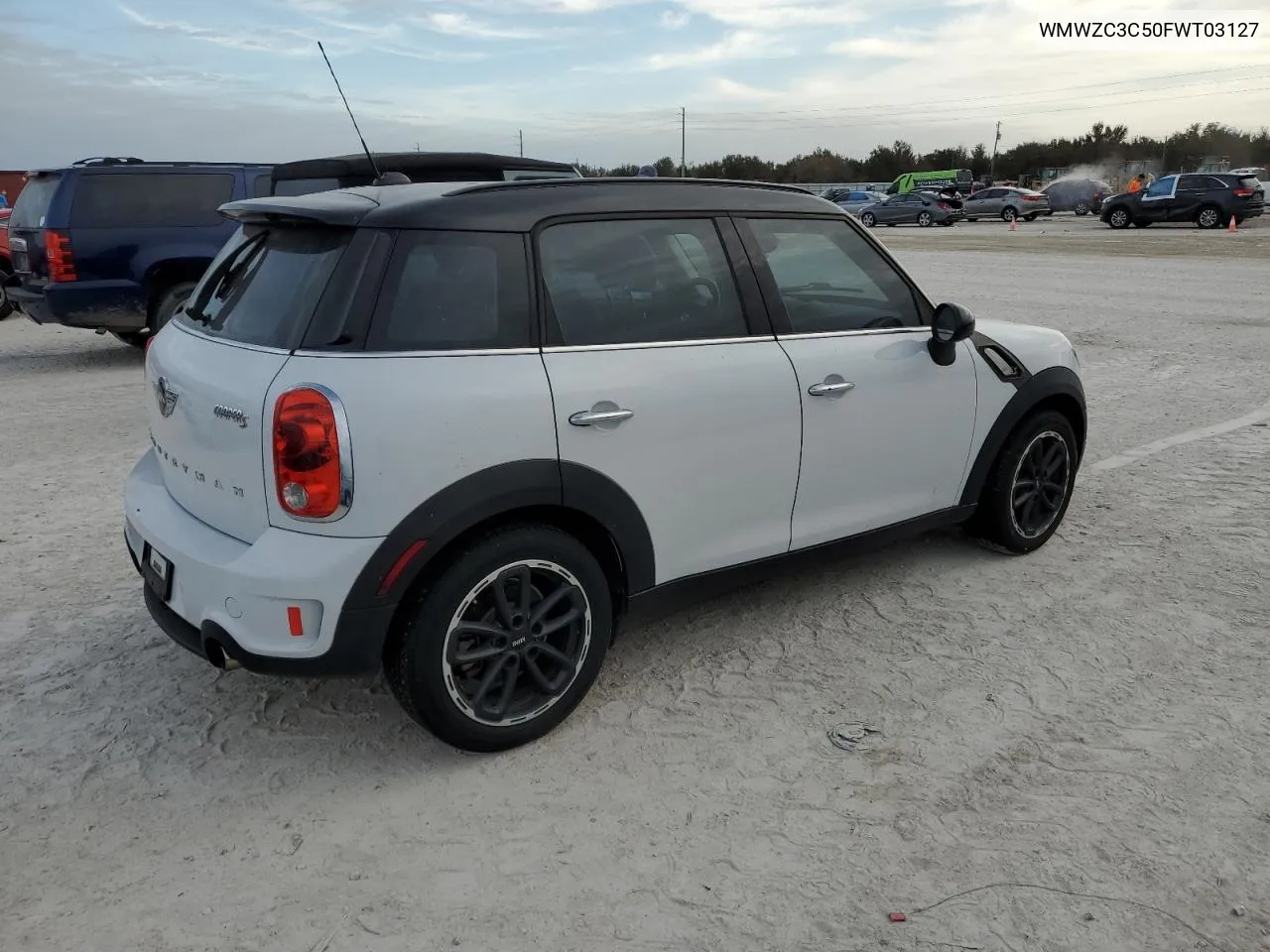 2015 Mini Cooper S Countryman VIN: WMWZC3C50FWT03127 Lot: 76841034