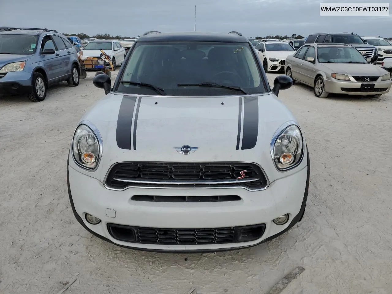 2015 Mini Cooper S Countryman VIN: WMWZC3C50FWT03127 Lot: 76841034