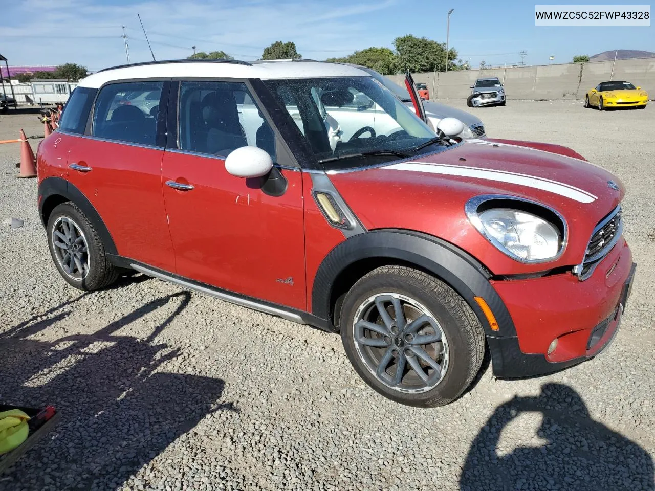 WMWZC5C52FWP43328 2015 Mini Cooper S Countryman