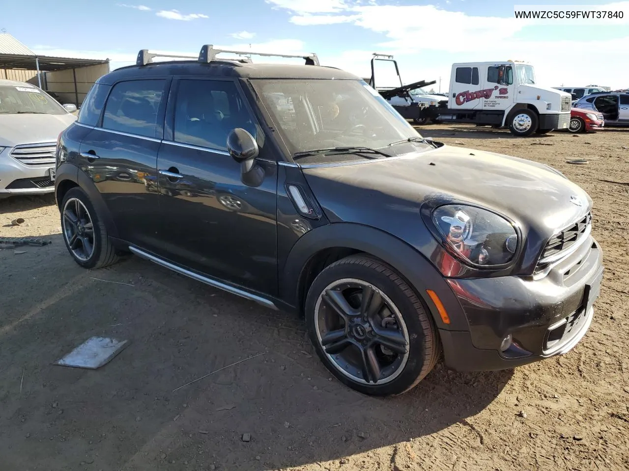 2015 Mini Cooper S Countryman VIN: WMWZC5C59FWT37840 Lot: 77651184