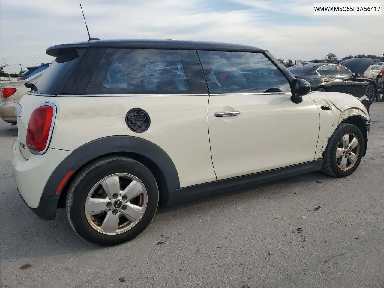 2015 Mini Cooper VIN: WMWXM5C55F3A56417 Lot: 77852364