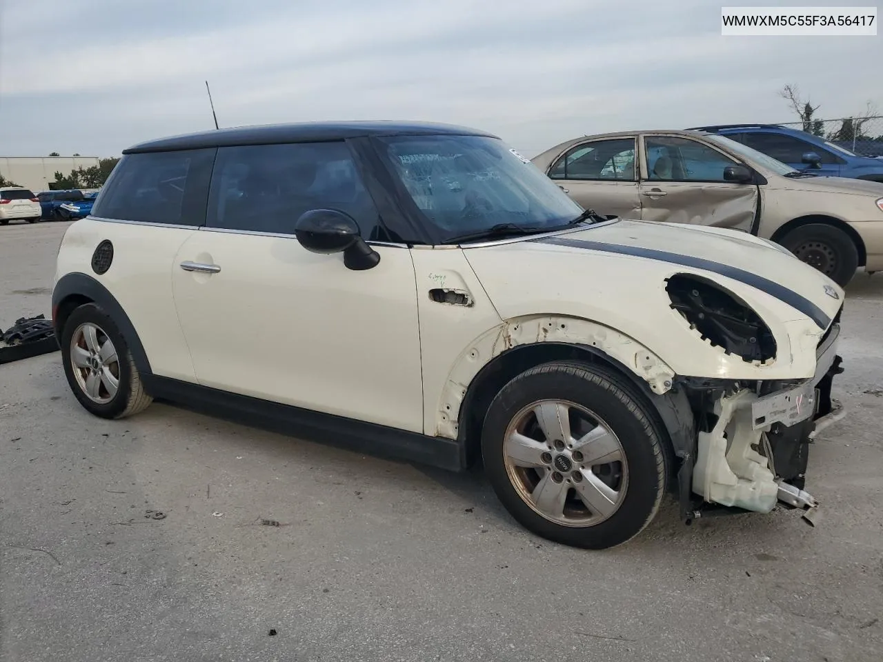 2015 Mini Cooper VIN: WMWXM5C55F3A56417 Lot: 77852364