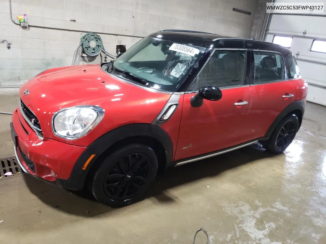 2015 Mini Cooper S Countryman VIN: WMWZC5C53FWP43127 Lot: 78308564