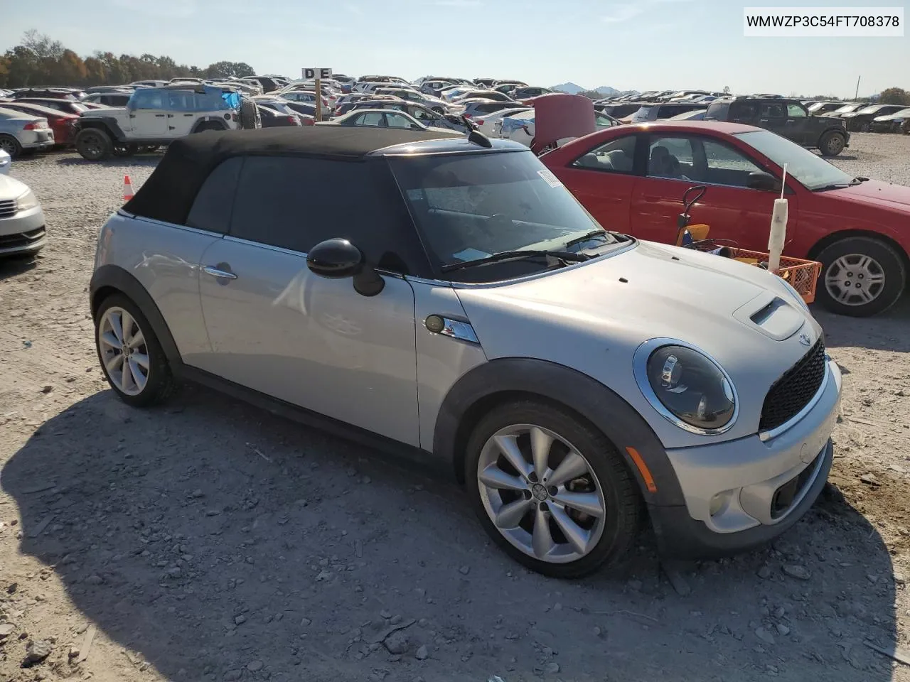 2015 Mini Cooper S VIN: WMWZP3C54FT708378 Lot: 78330924