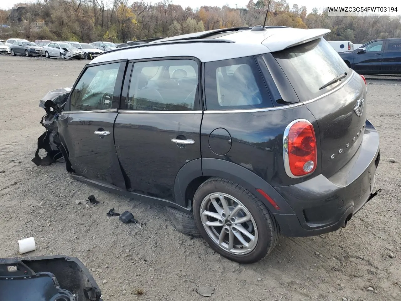 2015 Mini Cooper S Countryman VIN: WMWZC3C54FWT03194 Lot: 78421054