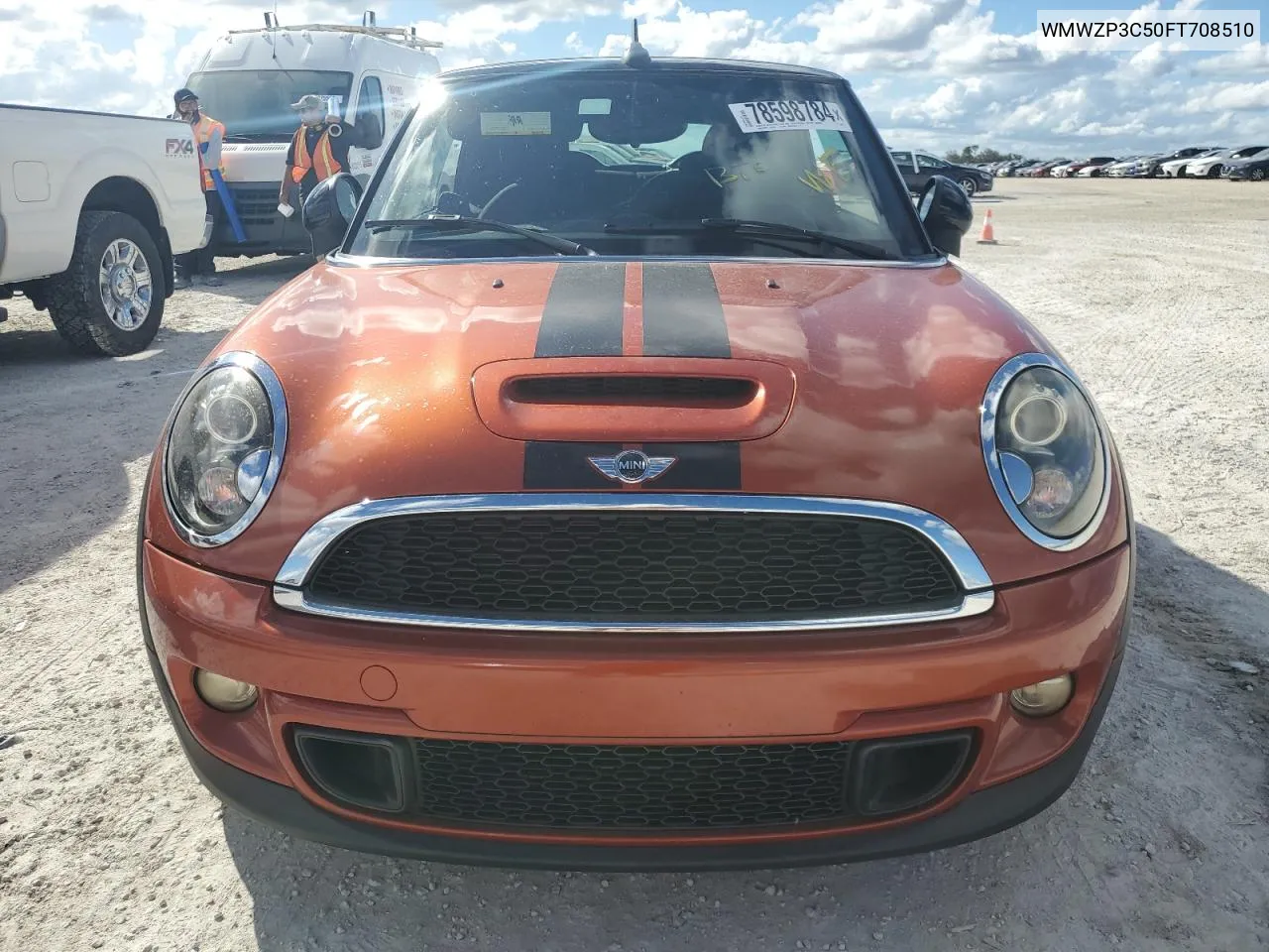 2015 Mini Cooper S VIN: WMWZP3C50FT708510 Lot: 78598784