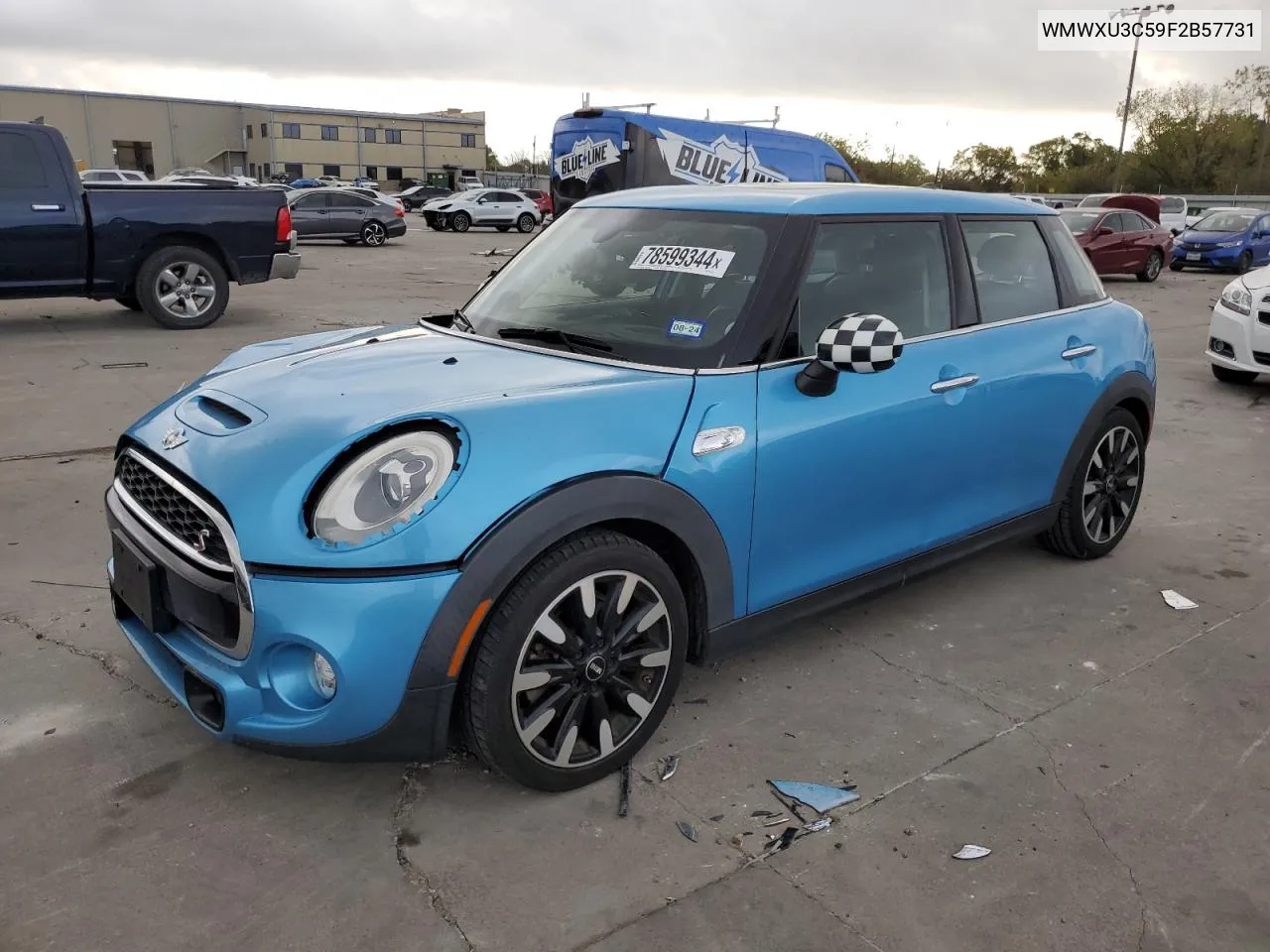 2015 Mini Cooper S VIN: WMWXU3C59F2B57731 Lot: 78599344