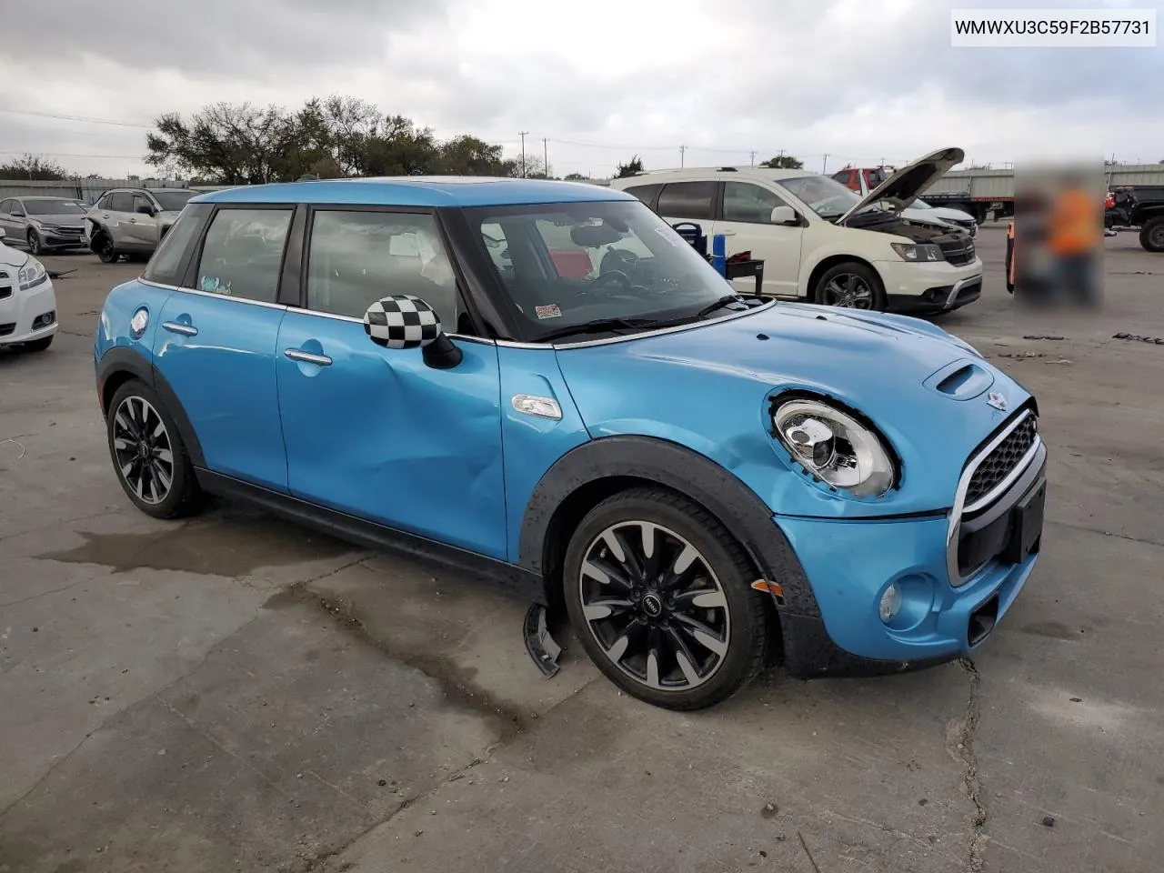 2015 Mini Cooper S VIN: WMWXU3C59F2B57731 Lot: 78599344