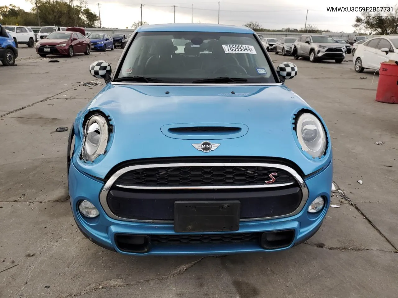 2015 Mini Cooper S VIN: WMWXU3C59F2B57731 Lot: 78599344