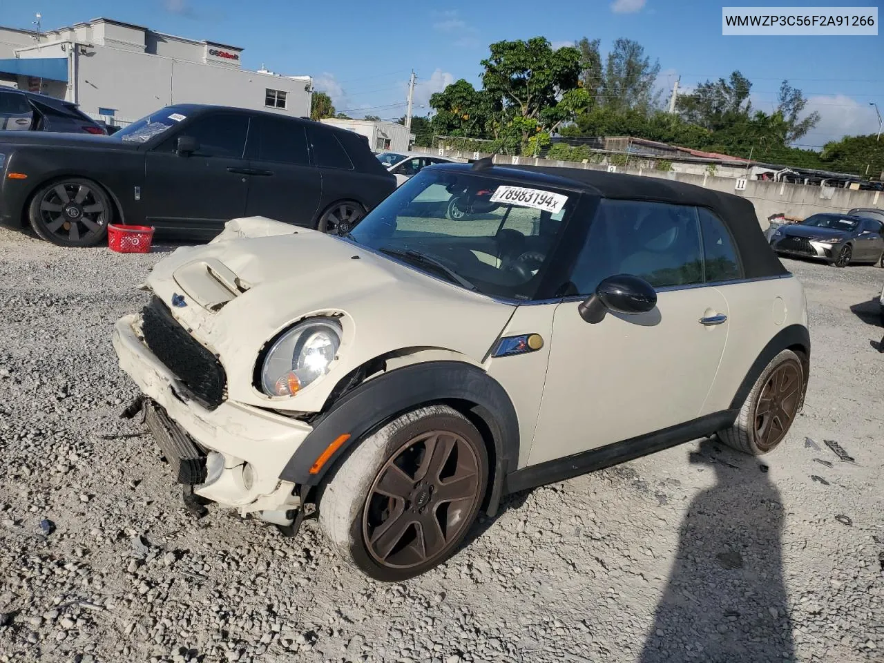 2015 Mini Cooper S VIN: WMWZP3C56F2A91266 Lot: 78983194