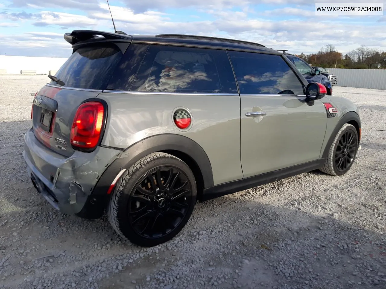 2015 Mini Cooper S VIN: WMWXP7C59F2A34008 Lot: 79071894