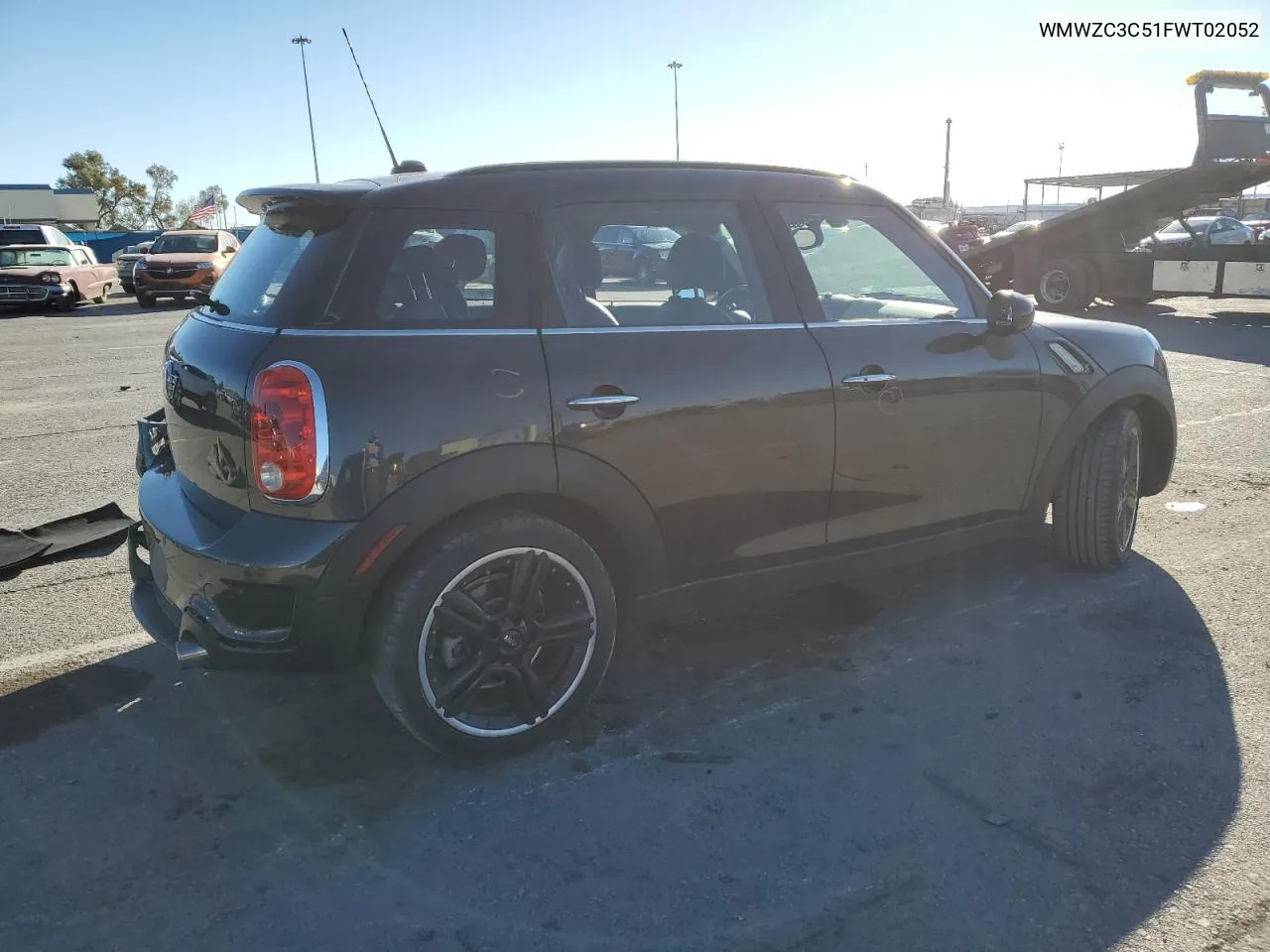 2015 Mini Cooper S Countryman VIN: WMWZC3C51FWT02052 Lot: 79653104