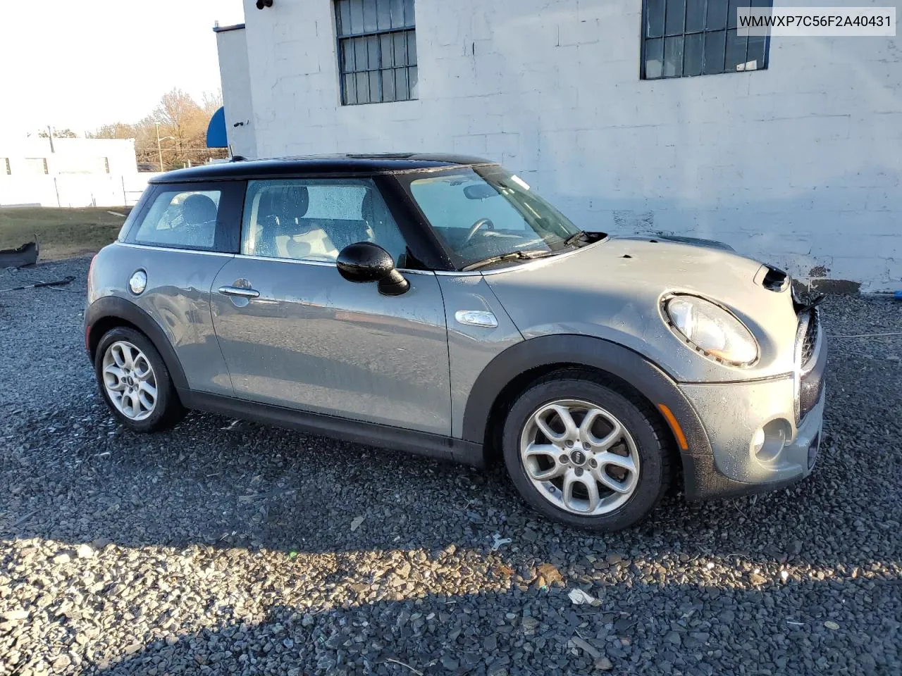 2015 Mini Cooper S VIN: WMWXP7C56F2A40431 Lot: 79960924