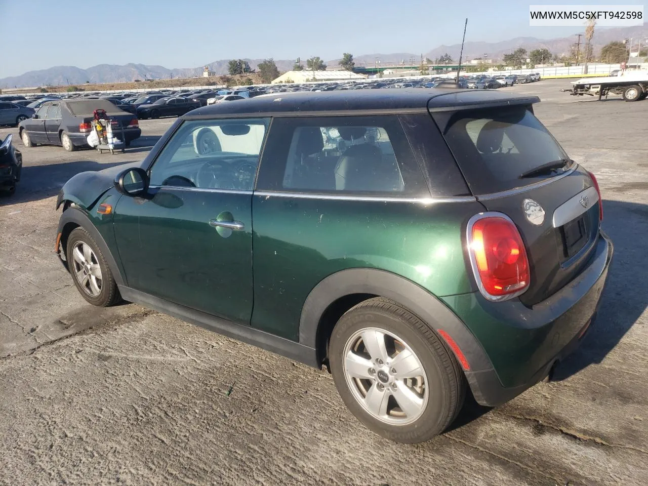 2015 Mini Cooper VIN: WMWXM5C5XFT942598 Lot: 80375234