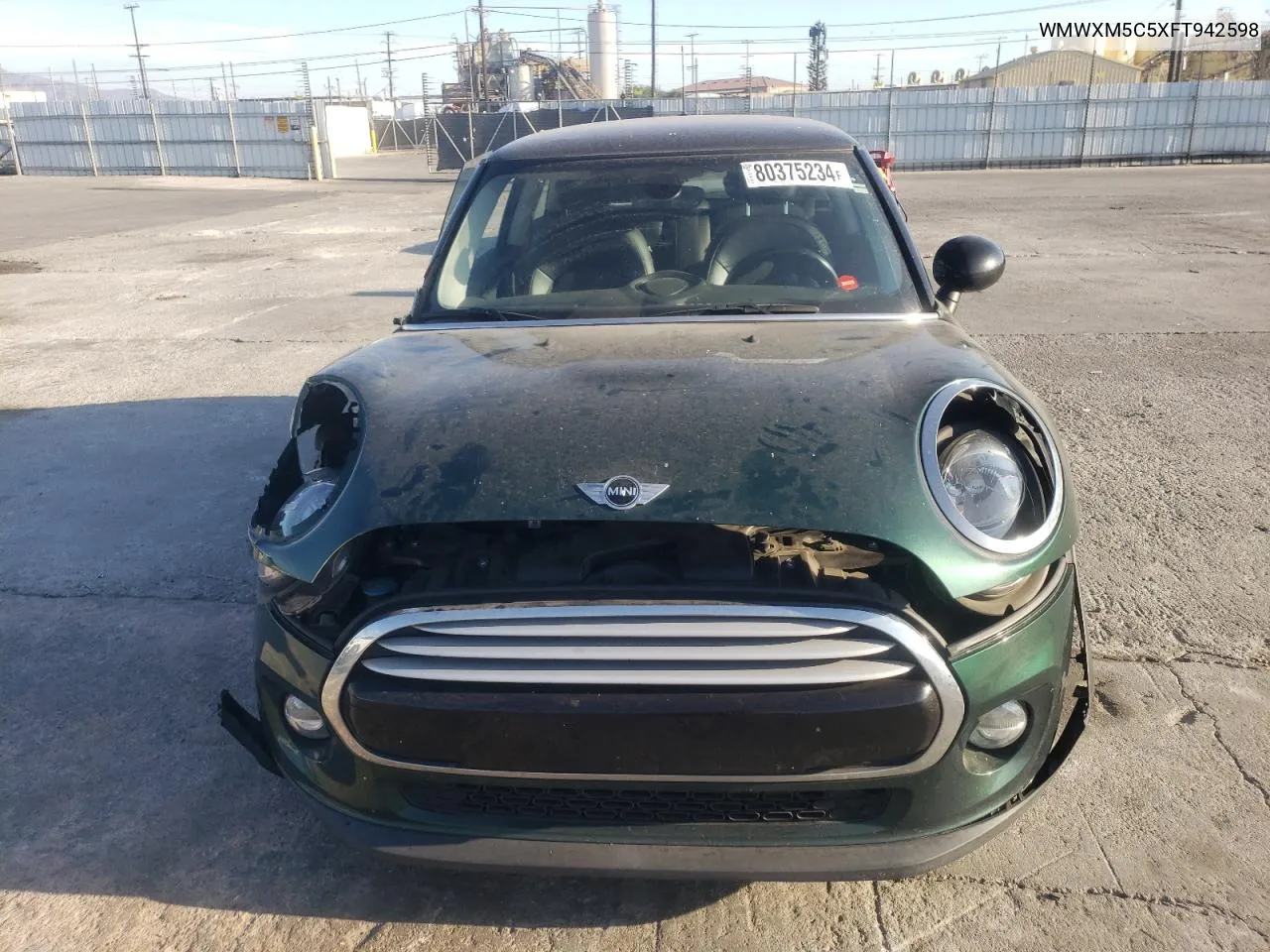 2015 Mini Cooper VIN: WMWXM5C5XFT942598 Lot: 80375234