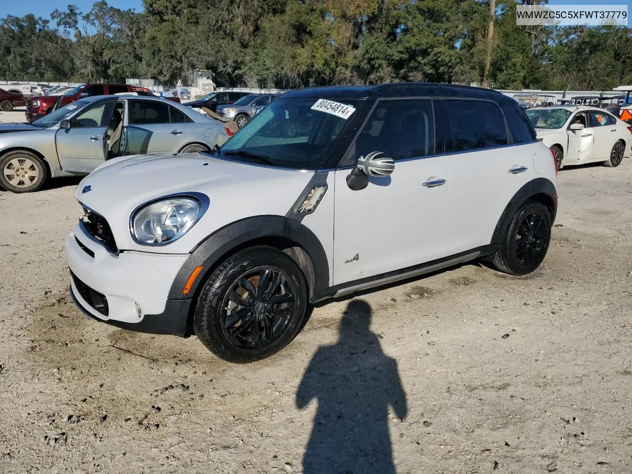 2015 Mini Cooper S Countryman VIN: WMWZC5C5XFWT37779 Lot: 80454814