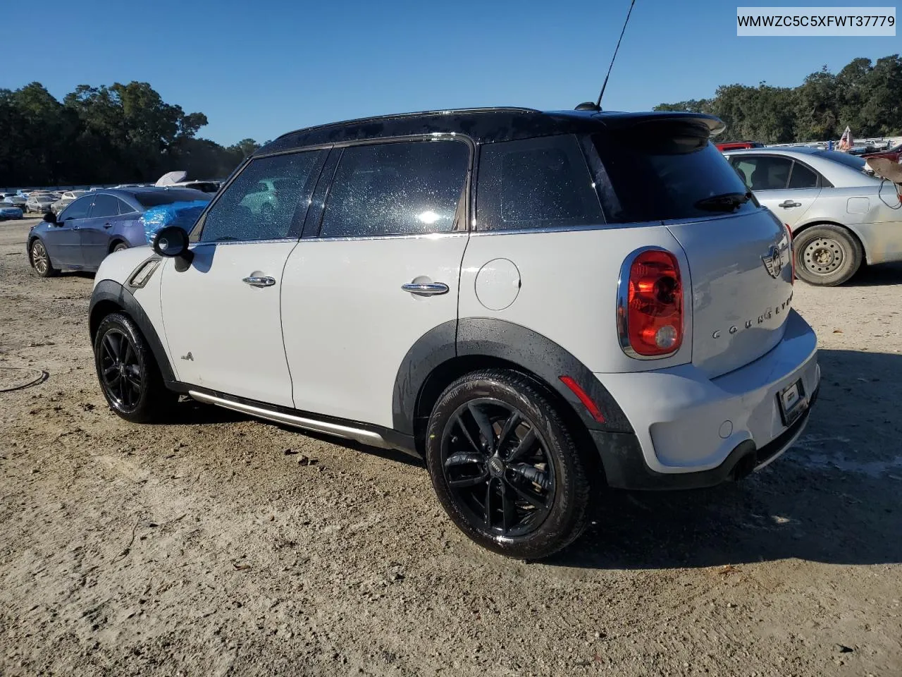 2015 Mini Cooper S Countryman VIN: WMWZC5C5XFWT37779 Lot: 80454814