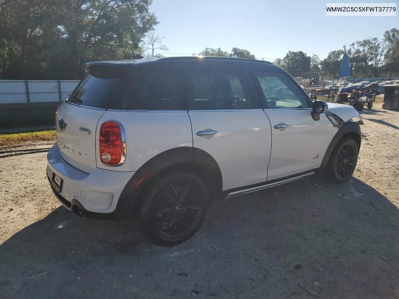 2015 Mini Cooper S Countryman VIN: WMWZC5C5XFWT37779 Lot: 80454814