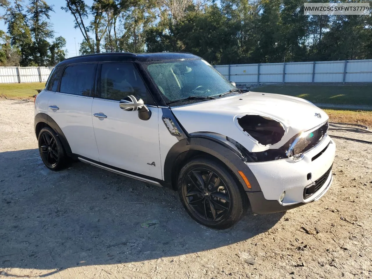 2015 Mini Cooper S Countryman VIN: WMWZC5C5XFWT37779 Lot: 80454814